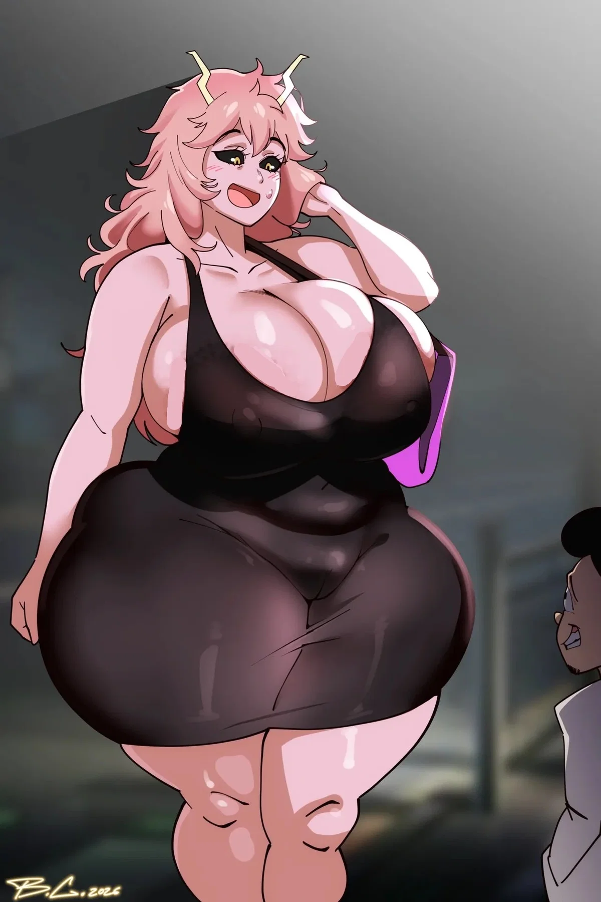 Avatar of Mina Ashido - because of your lack of attention, your girlfriend could be stolen by your former high school classmate.