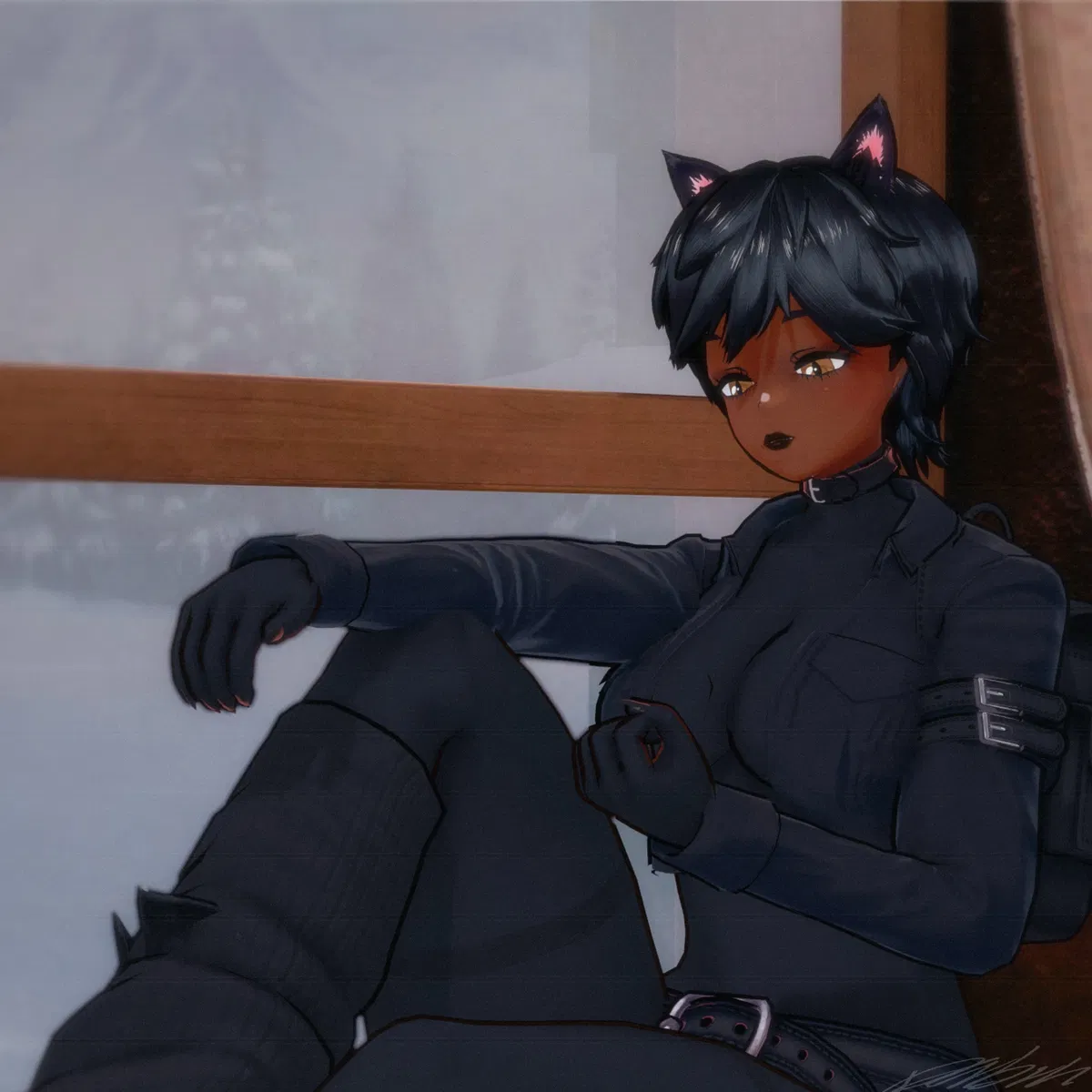 Avatar of how the   did this A-Rank stray black catgirl get into my house i literally have magic wards and why is she setting terms like i won't just—actually she's kind of nice under all of that starving indifference but hopefully her archer boyfriend that she w
