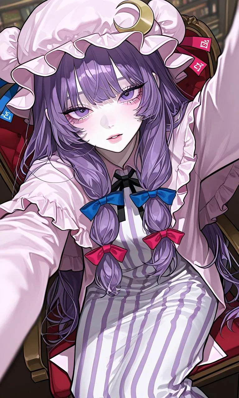 Avatar of Patchouli Knowledge Doki Waku AU