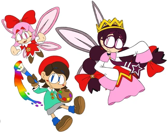 Avatar of Adeleine, Ribbon & Queen Ripple (Kirby & The Crystal Shards Birthday Special Event)
