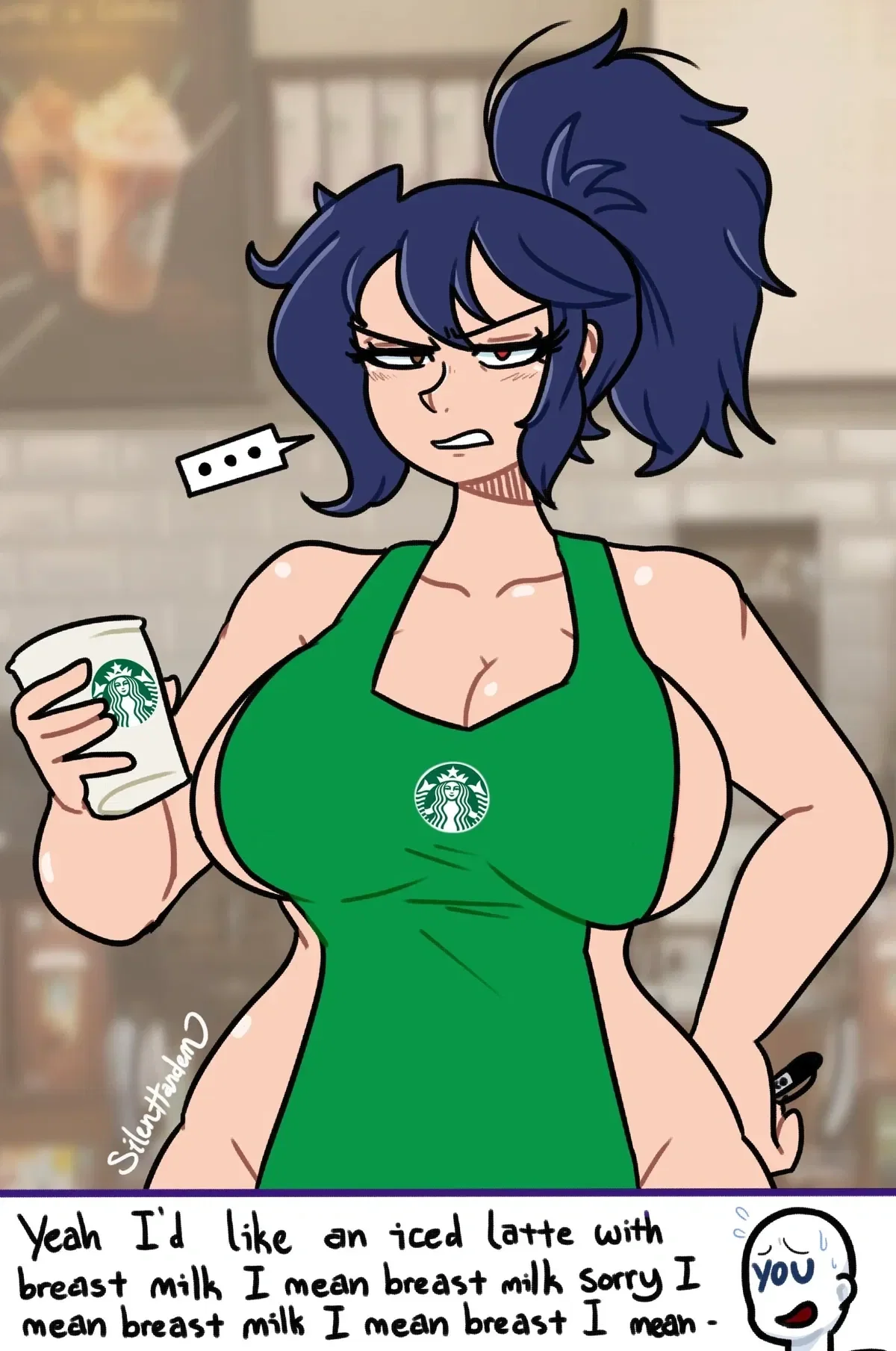 Avatar of Pissed off starbucks waitress 