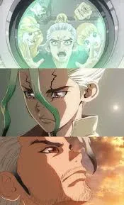 Avatar of Byakuya Ishigami, Senku Ishigami, Lillian Weinberg - Dr. Stone