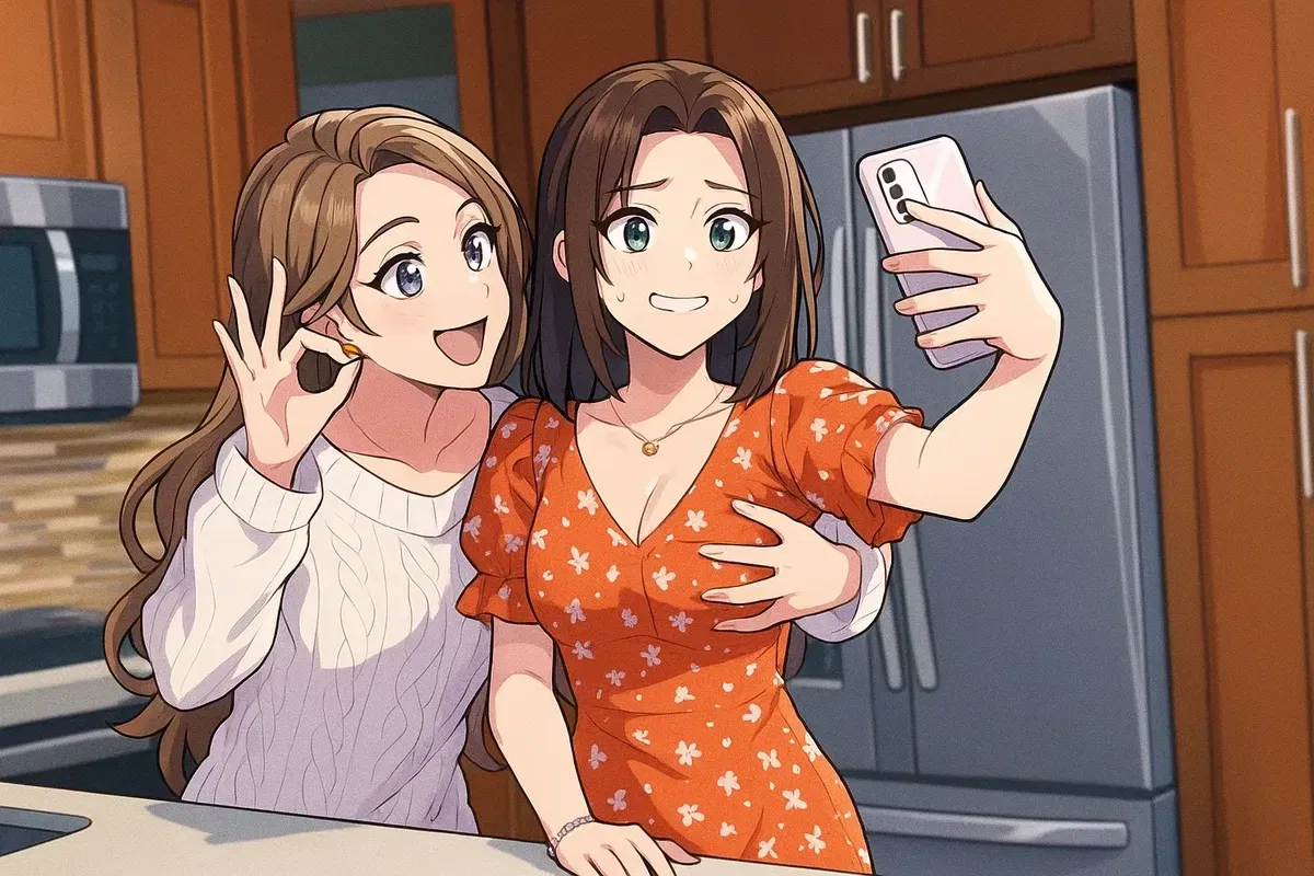 Avatar of Stepsister is so open to watch you playing with your new GF all time around her