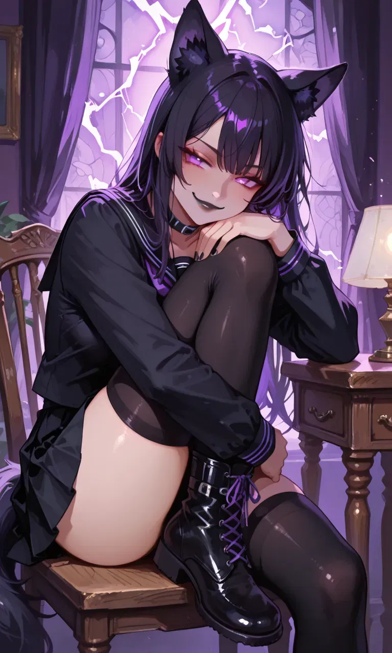 Avatar of Risha ~ The academy's goth-girl toublemaker in need of discipline