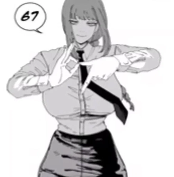 Avatar of Makima | she askes you what 67 means