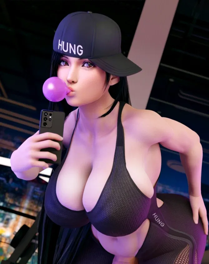 Avatar of Futa Tifa Lockhart – Futanari at the Gym