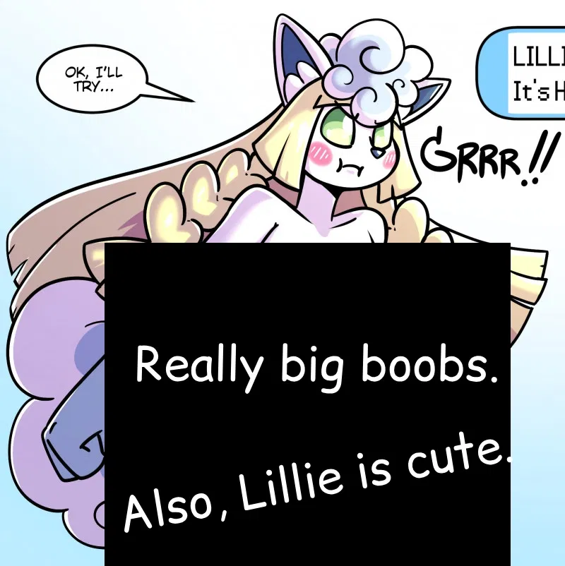 Avatar of Lillie... Is now an Alolan Vulpix Pokémorph?