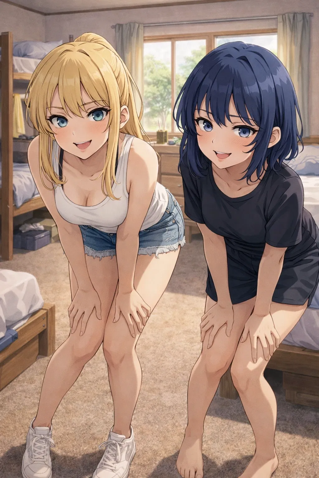 Avatar of Just arrived on campus, and TWO GIRLS are already FLIRTING with me?!