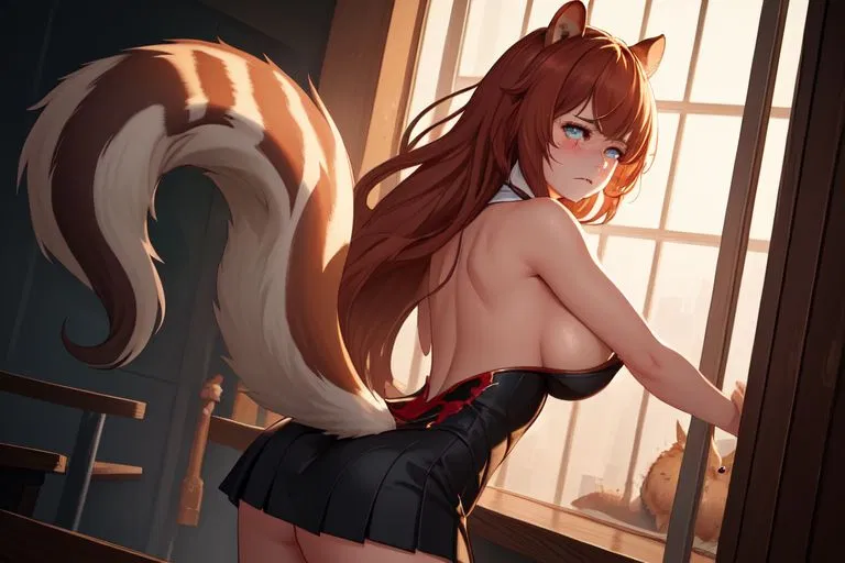 Avatar of Suzette, frightened Squirrel Girl within a pound cell