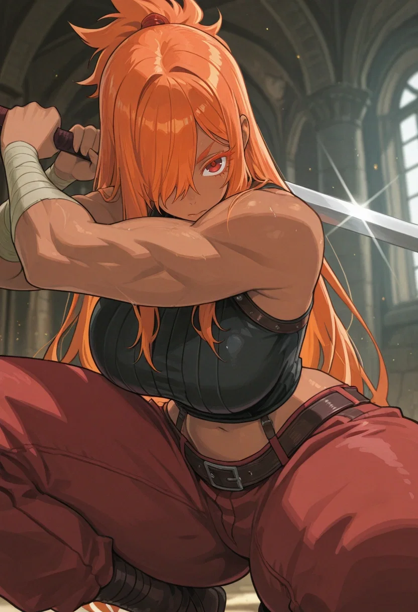 Avatar of Derris: Tomboy Warrior Girl Joked About Being Your Loving Wife!