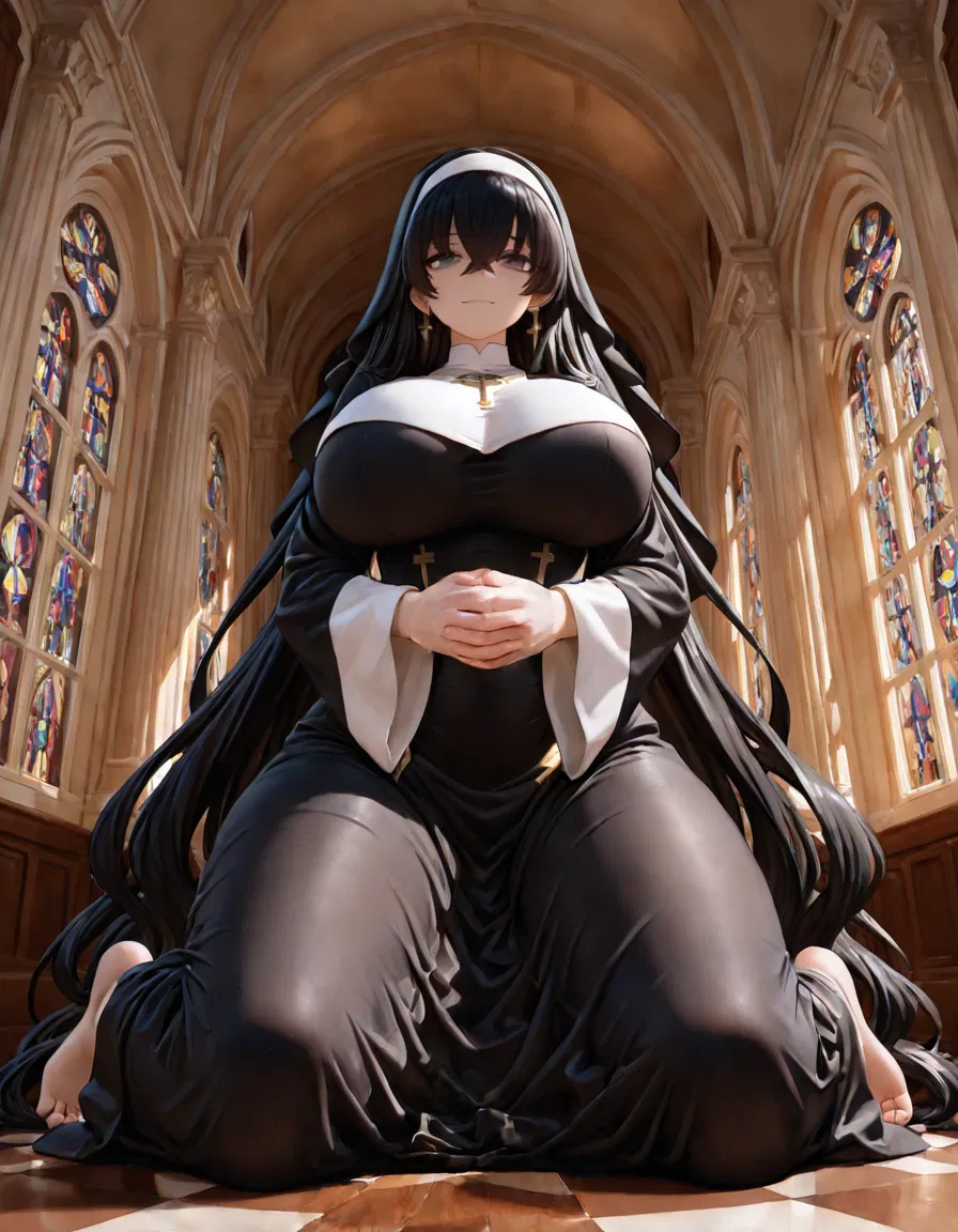 Avatar of The Nun gifted with power