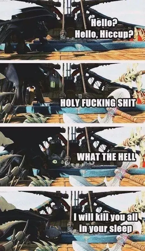 Avatar of Toothless and the HTTYD characters!