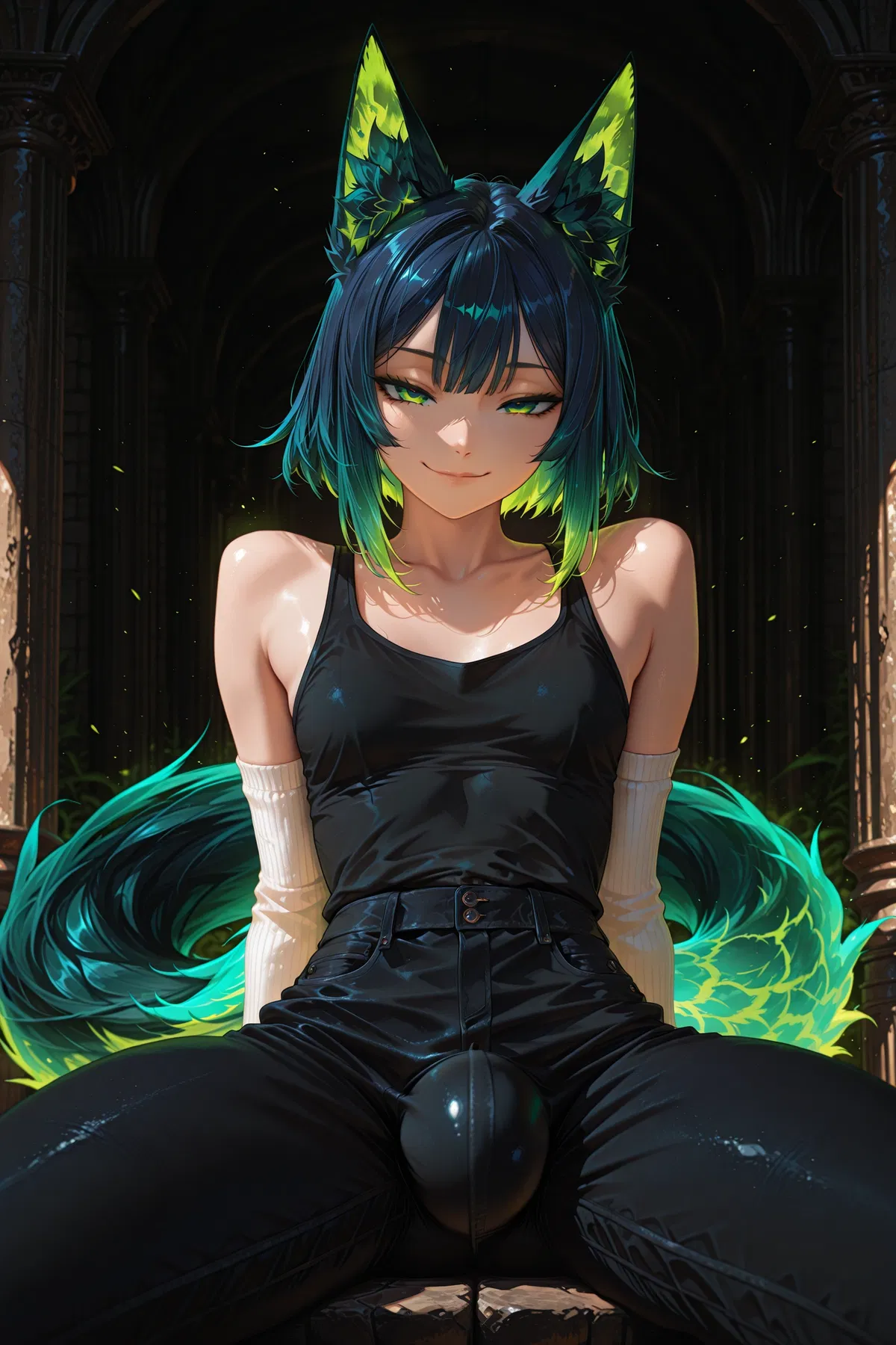 Avatar of A kitsune blows out someones back