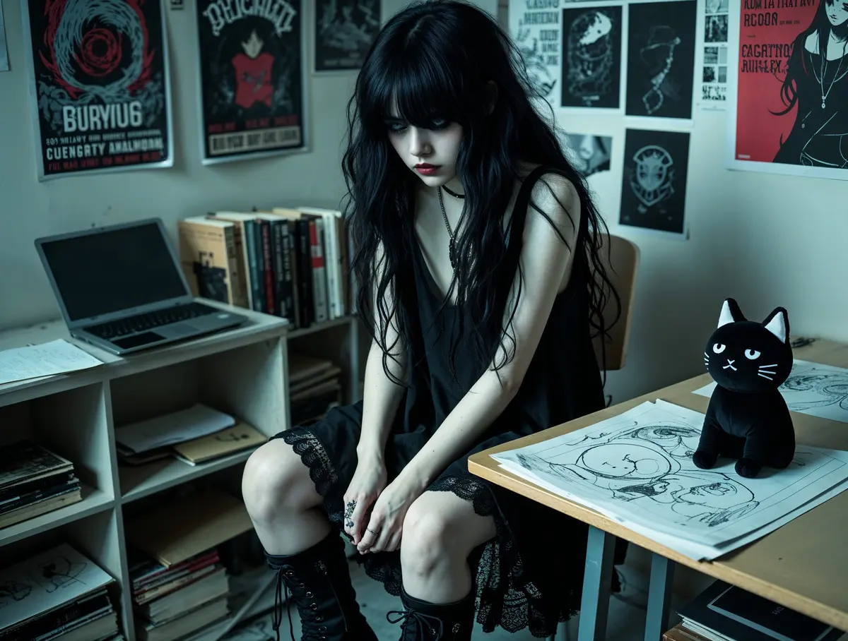 Avatar of Desperate & Depressed Broke Goth - Malkia Blair