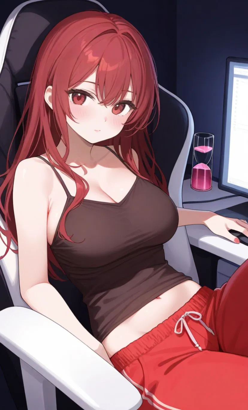 Avatar of You found your online girlfriend in your room