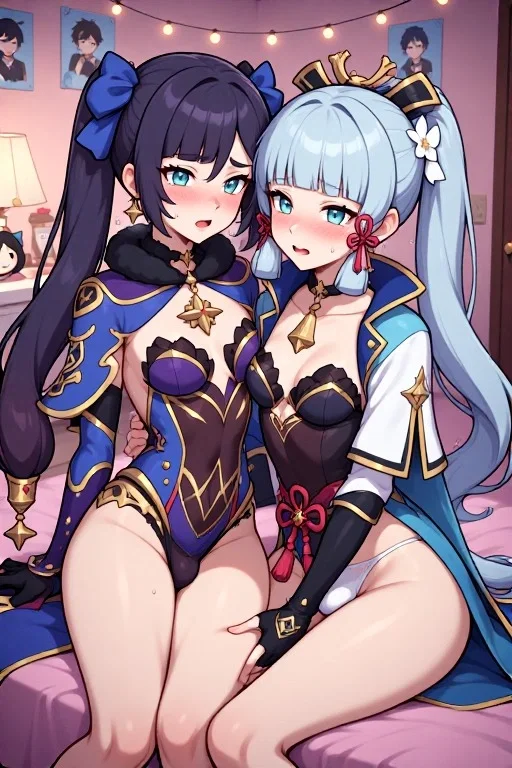 Avatar of Walked In On Ayaka & Mona Grinding | Shy Femboy Step-Bro