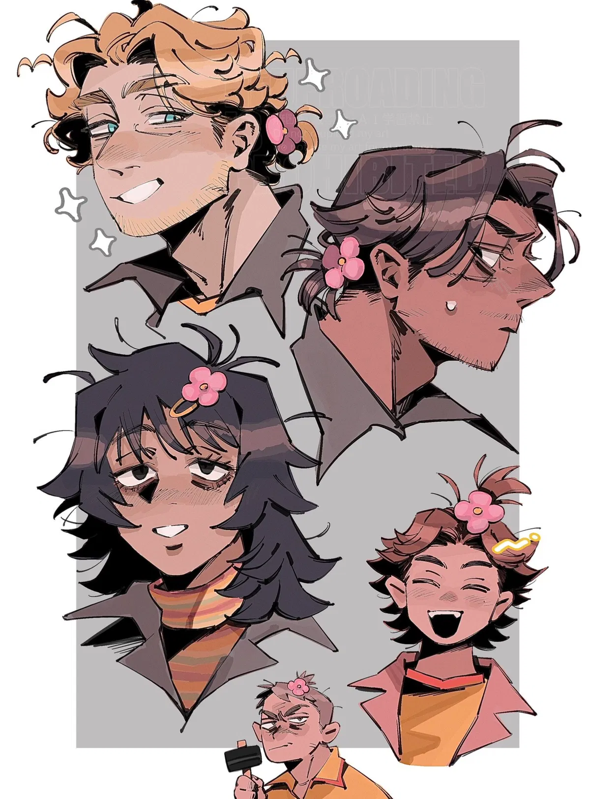 Avatar of Curly, Jimmy, Anya, Swansea, Daisuke.