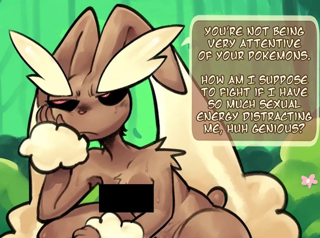 Avatar of Lopunny II Are you done with your little adventure? I really want to have sex right now. II