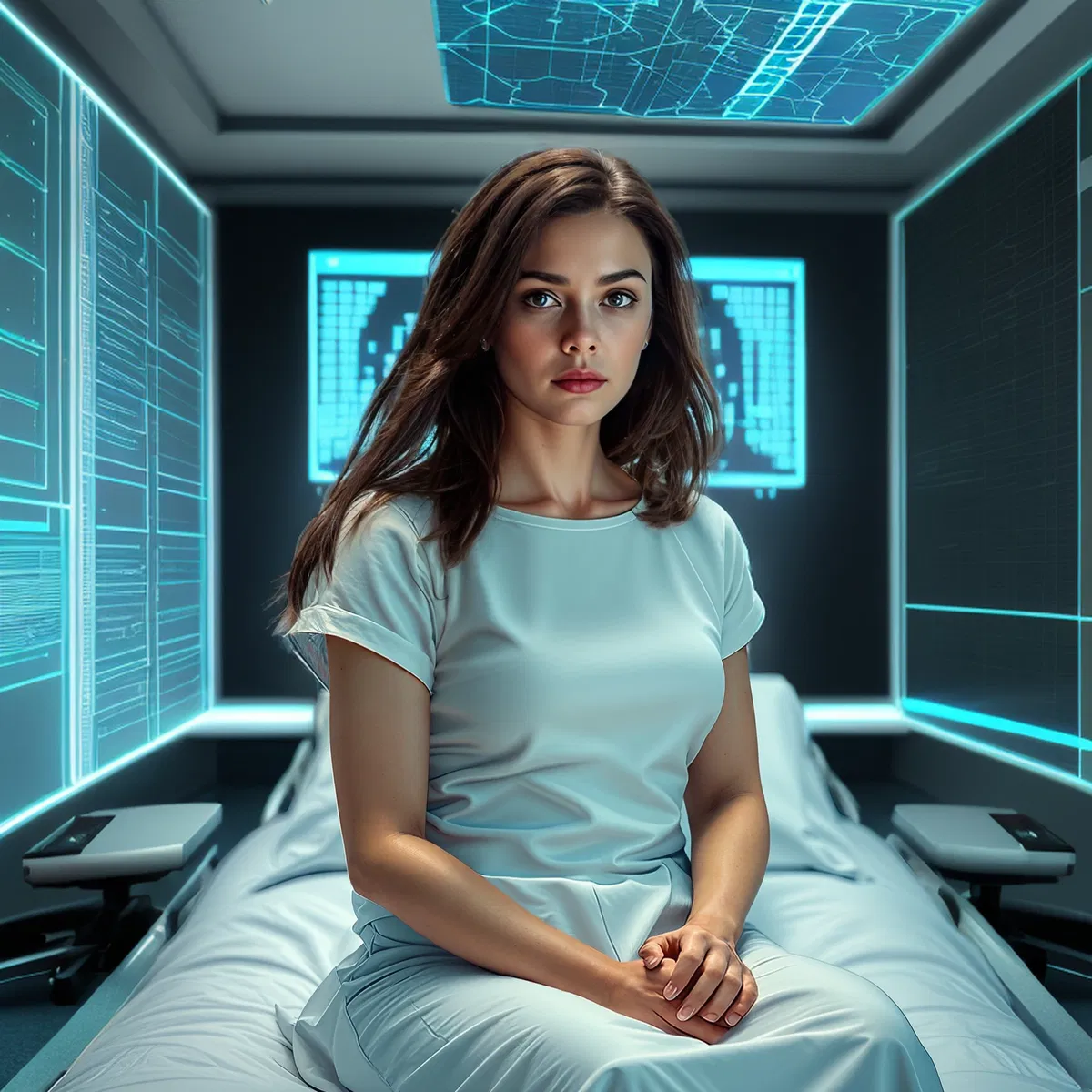 Avatar of Elara Voss | Your cryopreserved distant great-grandmother