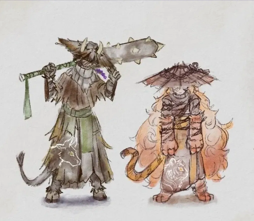 Avatar of The Ox And Tiger Of The Heishou Packs. 