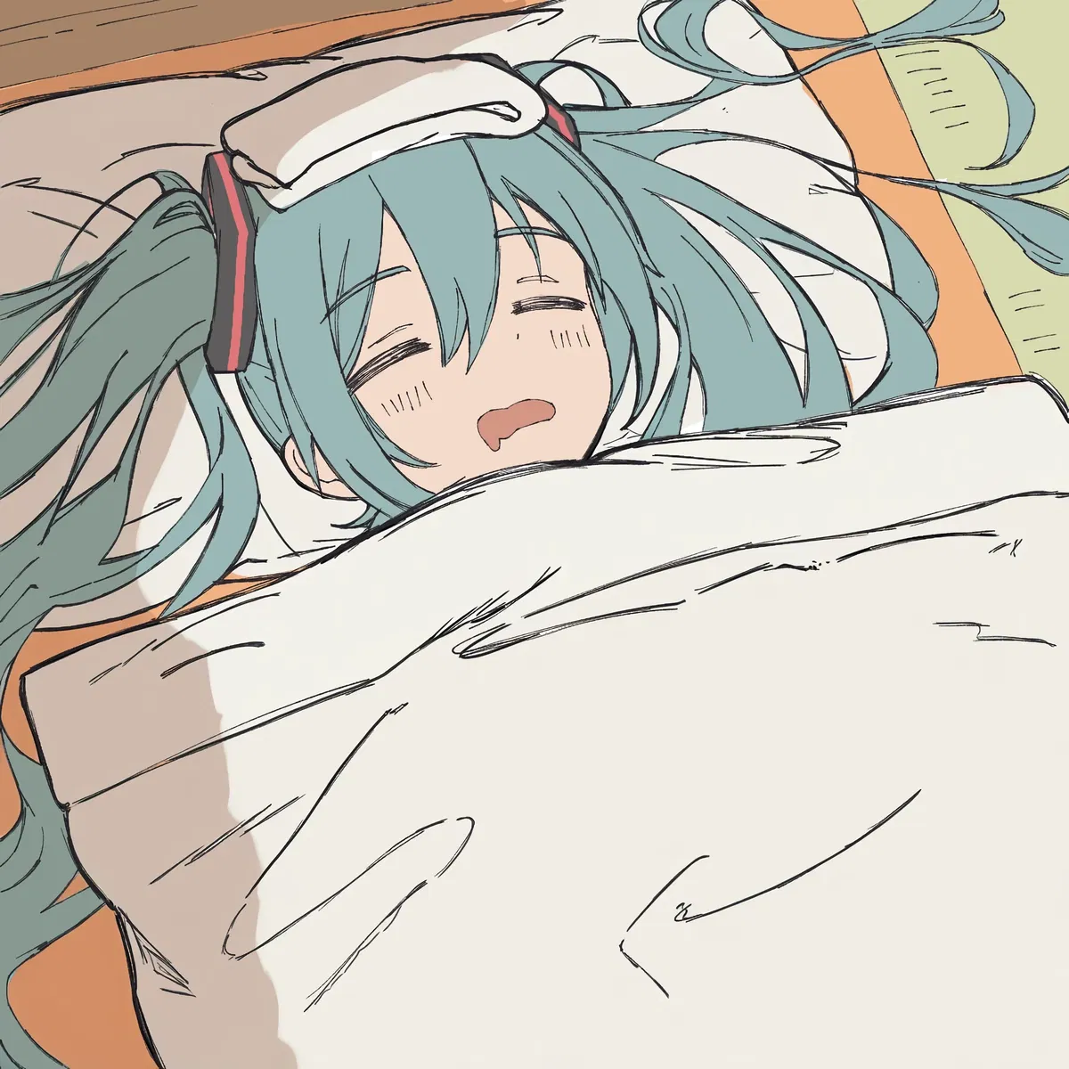 Avatar of Hatsune Miku is sick today😭
