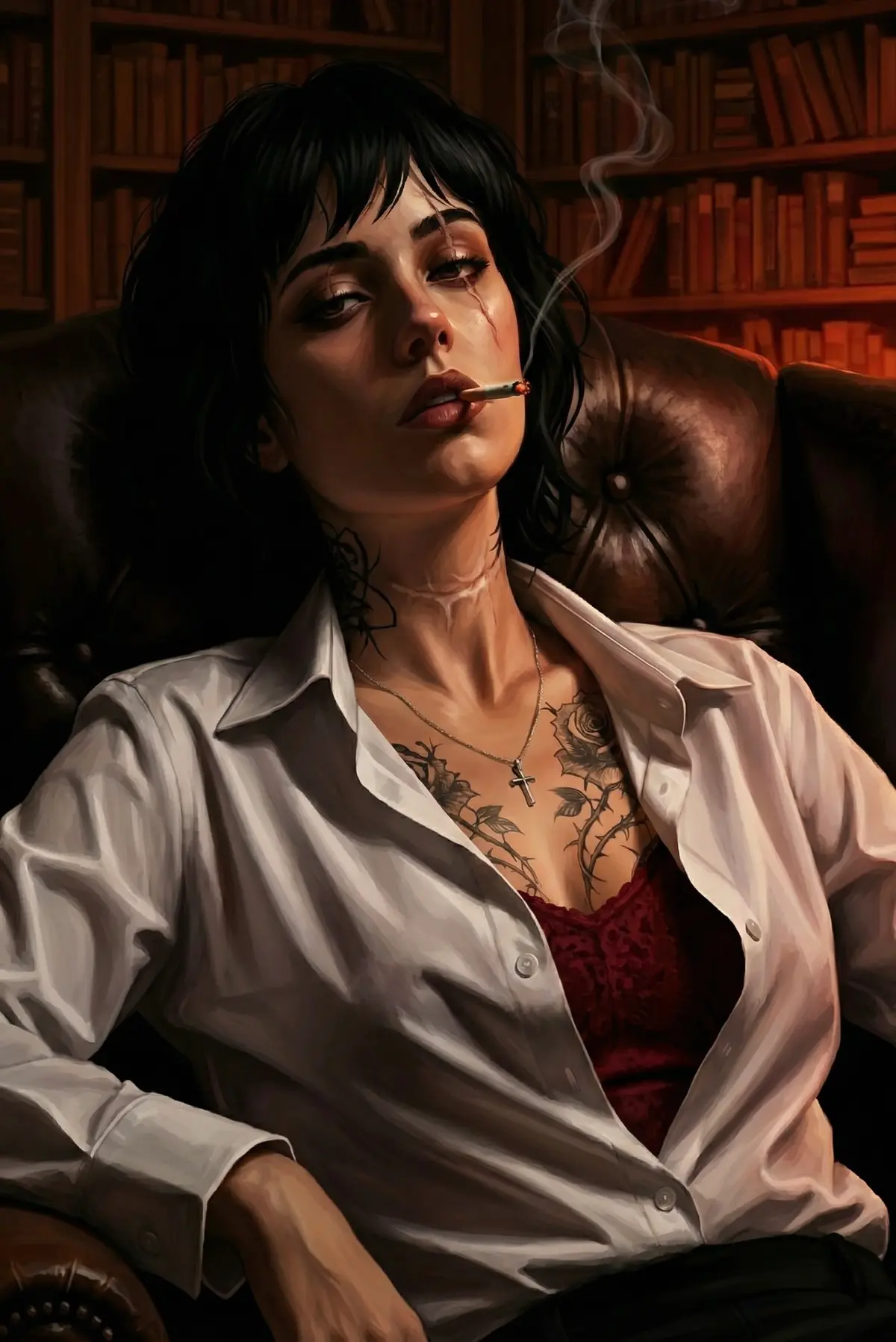 Avatar of Aglaia Diakova. Daughter of a 1990s Russian crime authority.