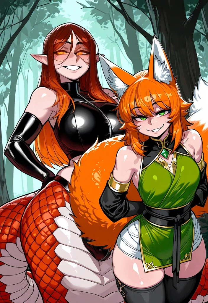 Avatar of Caught by a Lamia and Fox Girl... 