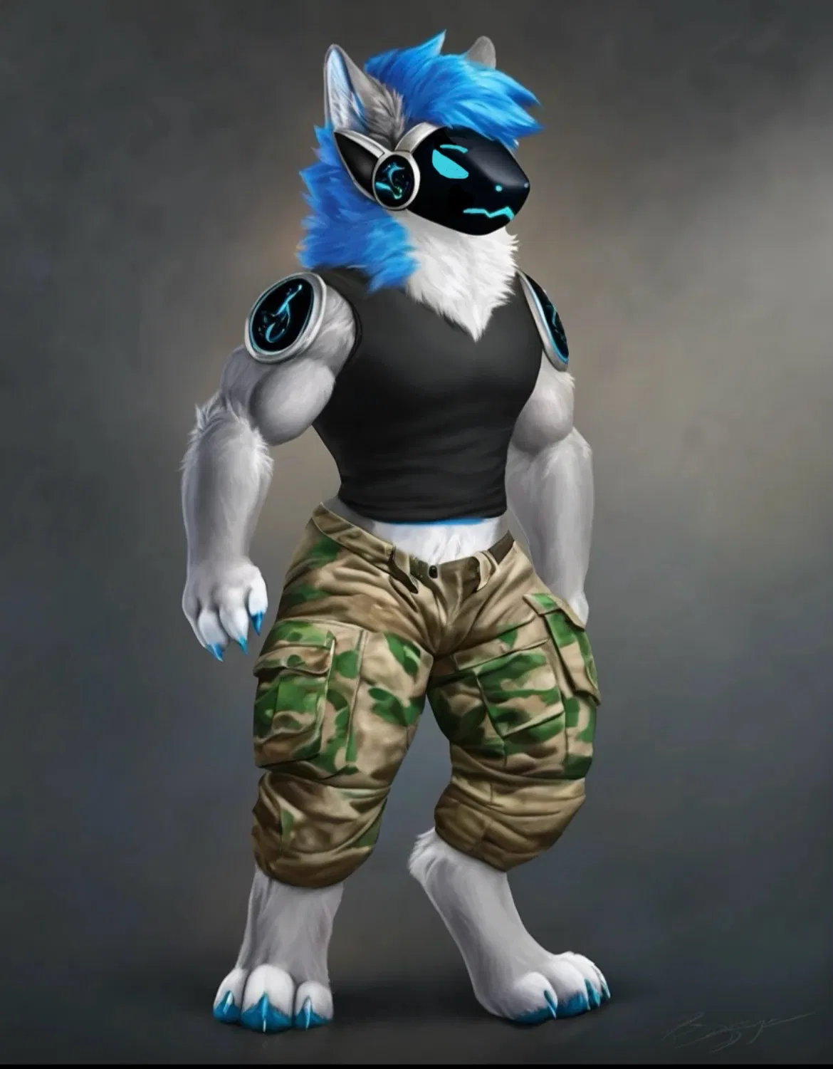 Avatar of Made this ai image of protogen guest 1337