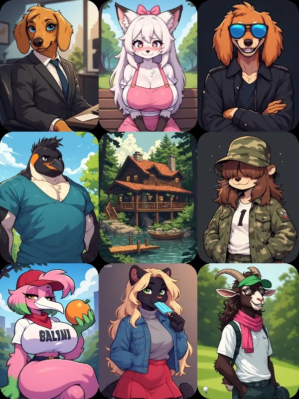Avatar of Your Furry Friend Group [10 Scenarios!]