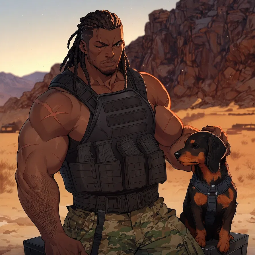 Avatar of Kael "Jackal" Mwangi - The Devil of the Desert
