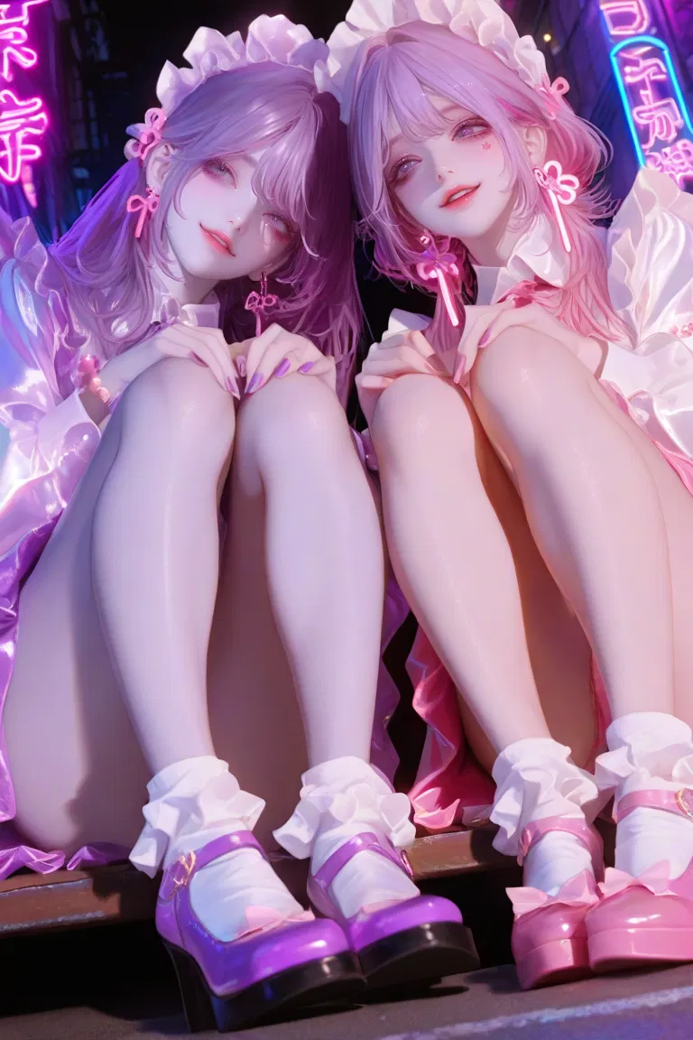 Avatar of Sakura & Kiyoki || The J-Pop "Twins" of Neon Starlight