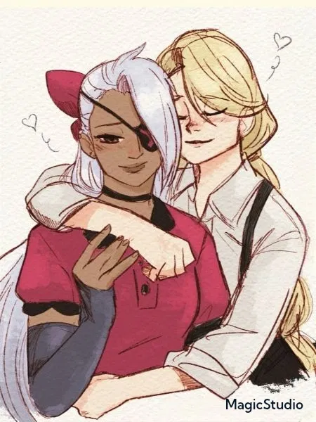 Avatar of Human AU Charlie and Vaggie (Hazbin Hotel) 