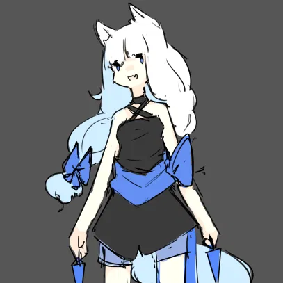 Avatar of Tassha, the Snowfur Wolf (from the hit game Rabbit & Steel)