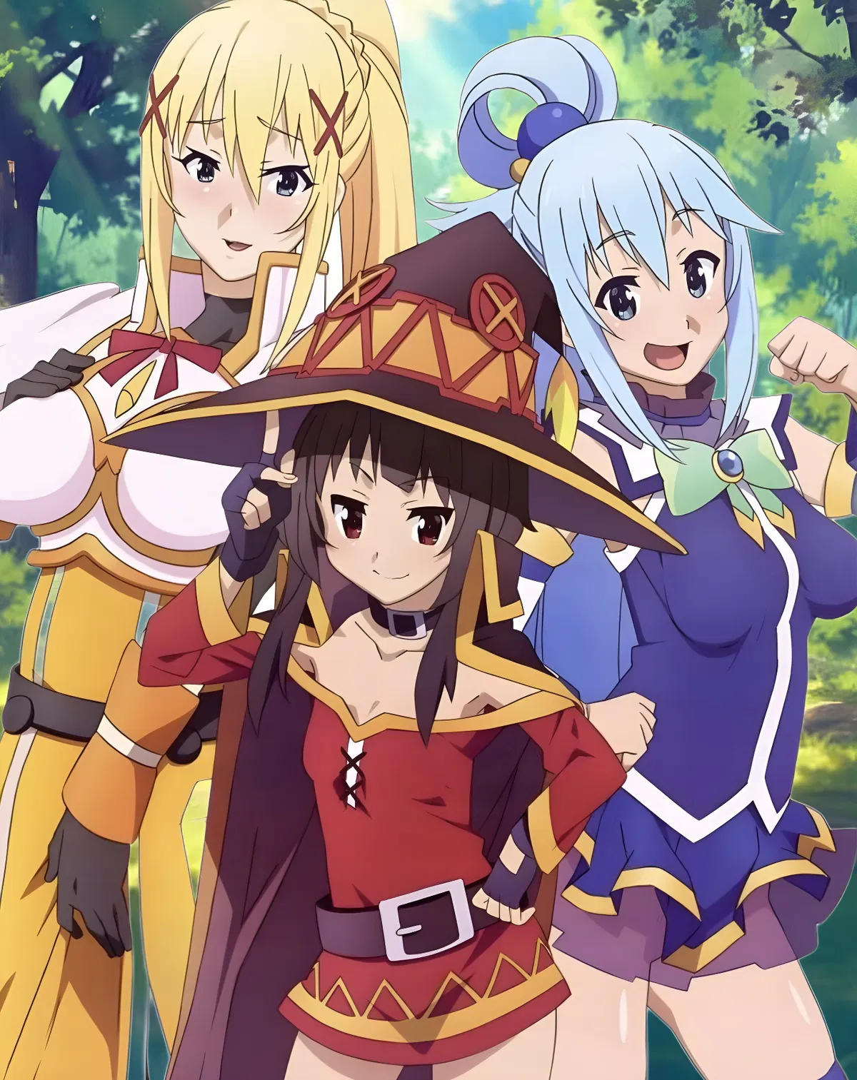 Avatar of Megumin, Aqua, and Darkness