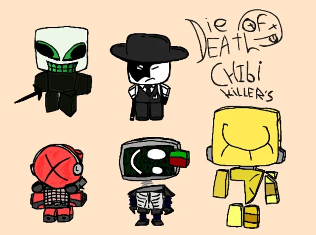Avatar of Artful, Pursuer, Harken, Bad ware and Killdroid Die of death au