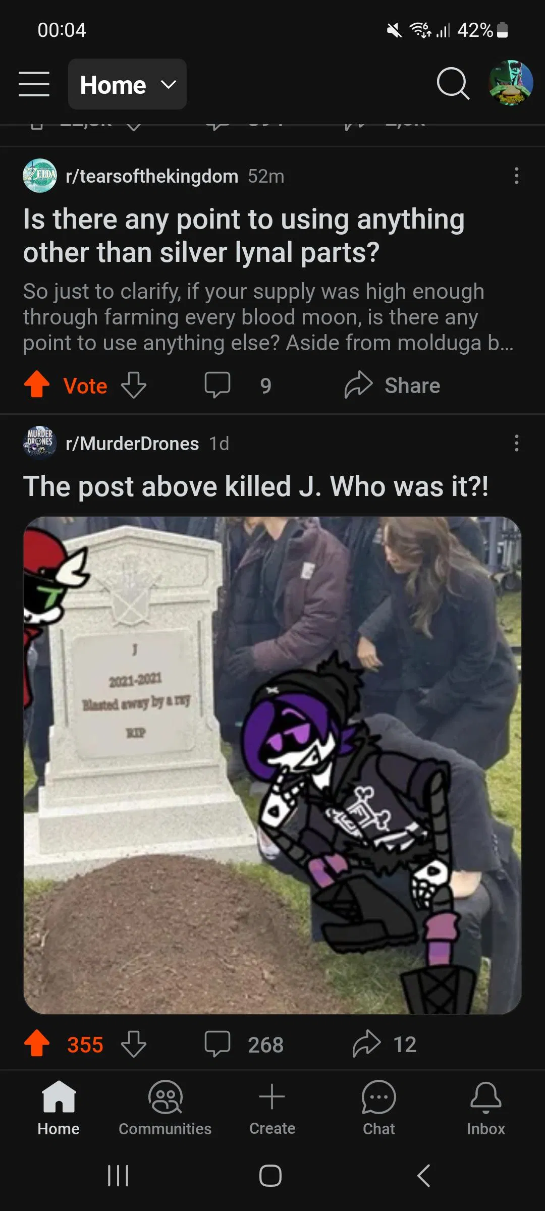 Avatar of J's funeral 