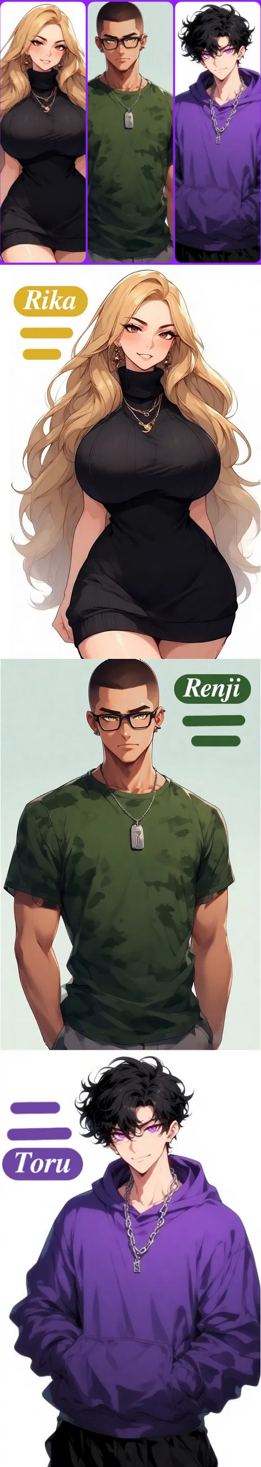 Avatar of Love Triangle is reductive 😭 | OCs