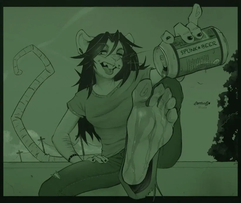 Avatar of Morgan / Punk best friend - Foot fetish