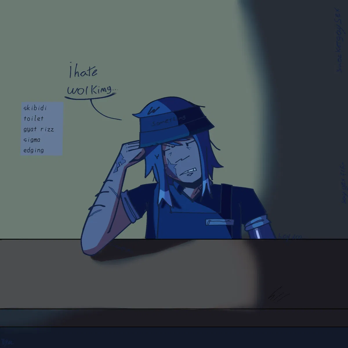 Avatar of (Human) Rocket // Phighting 
