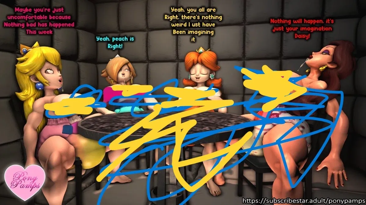 Avatar of Diaper girl party at the Mushroom Kingdom