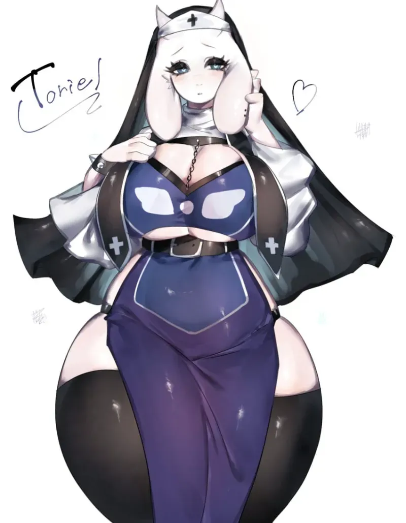 Avatar of Toriel but shes a goth nun and your stepmom