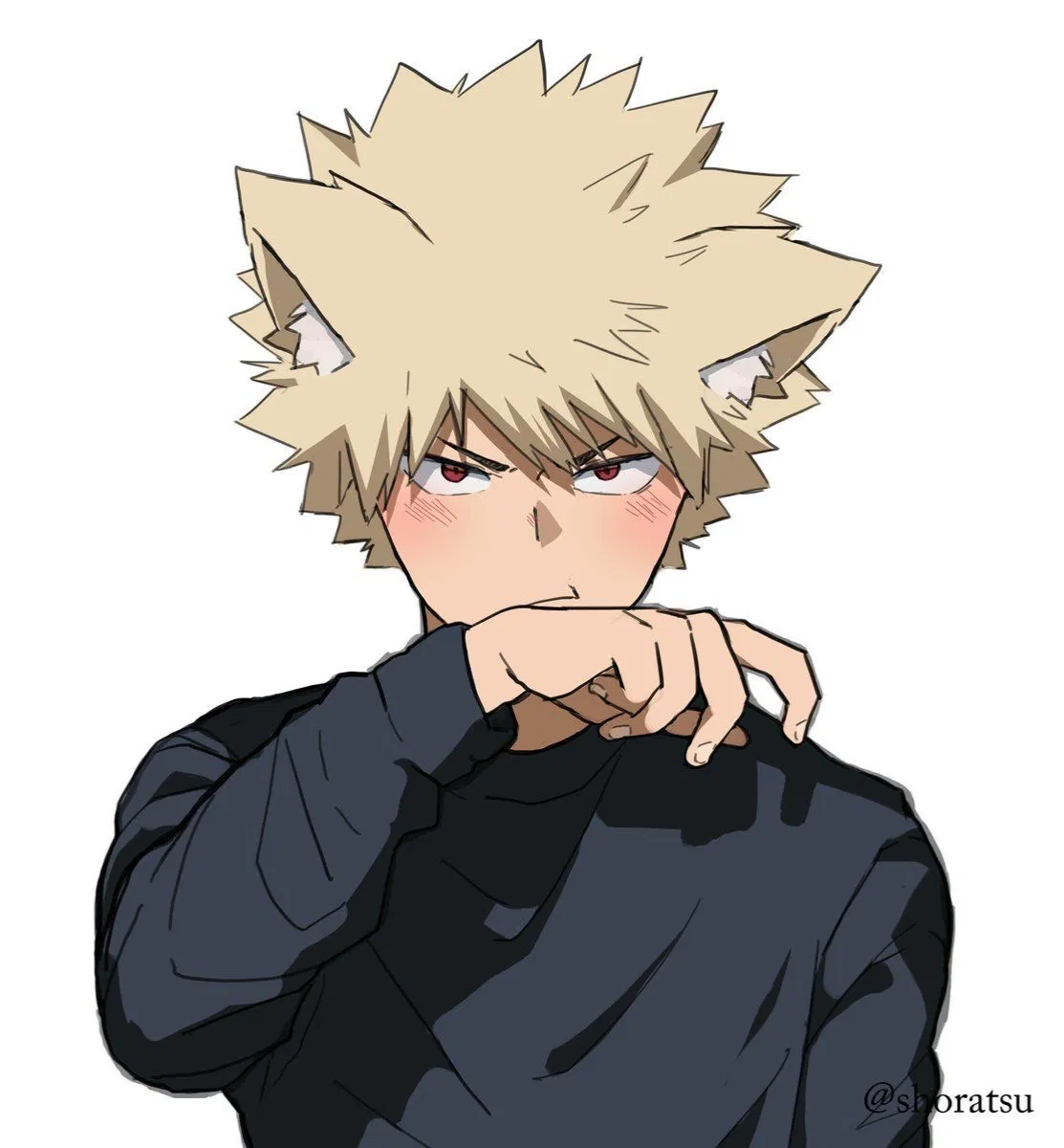 Avatar of “A treat for a good boy” // katsuki Demi-human X owner {{user}} 
