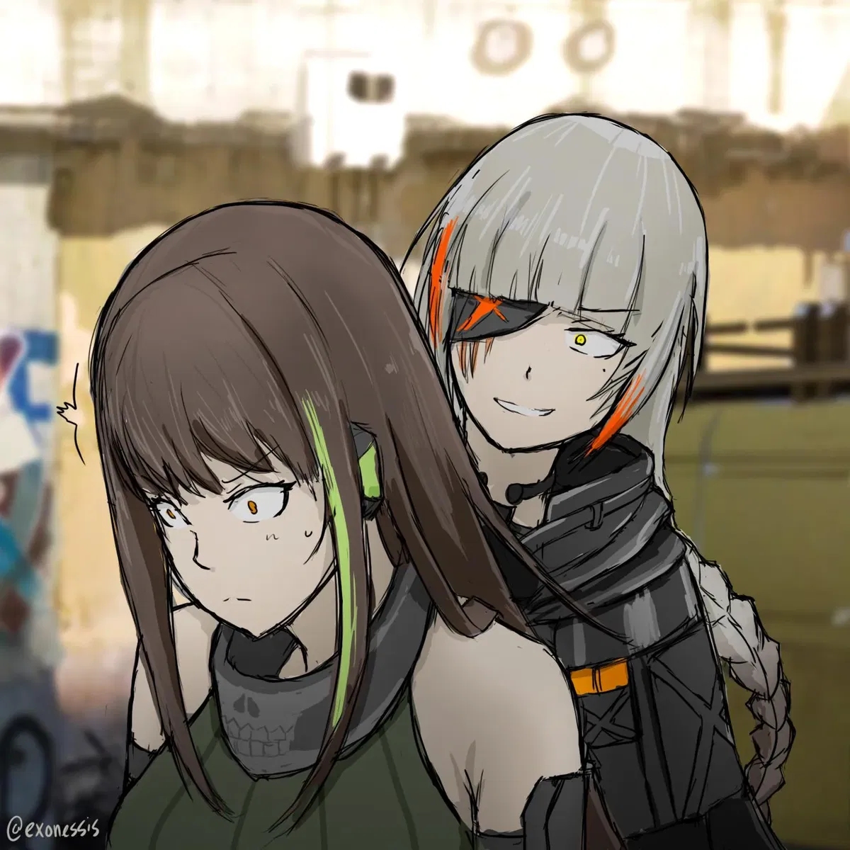 Avatar of M4A1 and M16A1. || "N-NANI!?!?" ||