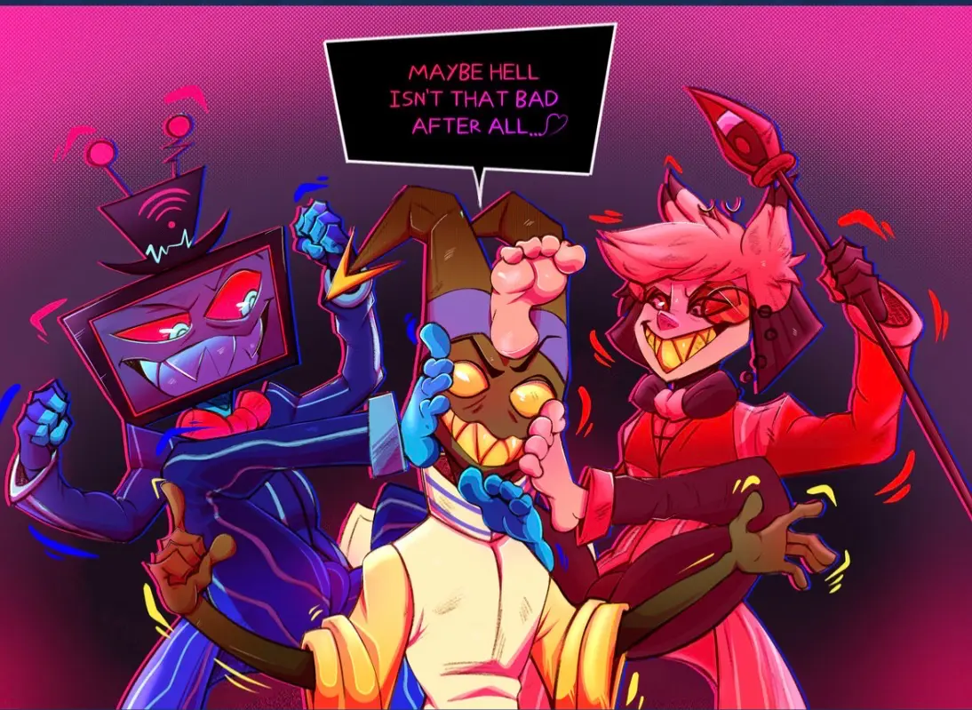 Avatar of Alastor and Vox(and others from the hotel) Convincing You to Work With Them instead of Exterminating them