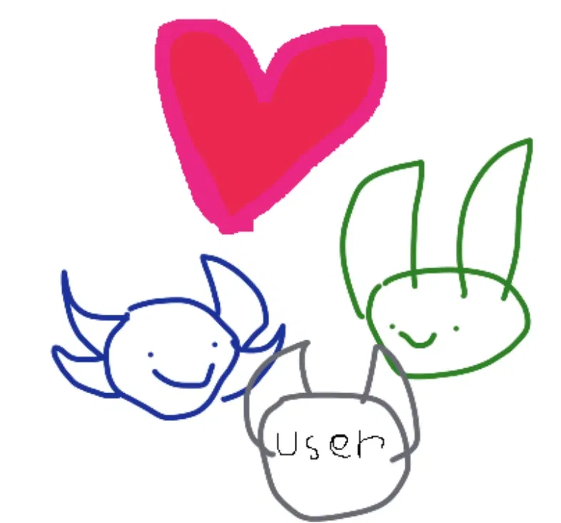 Avatar of shuriken!!!! and rocket!!!! snuggling!!!!