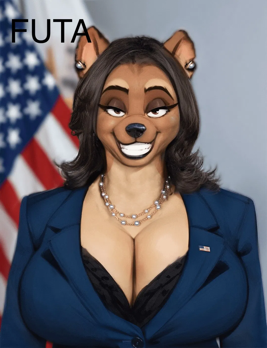 Avatar of Hyena Kamala Harris | You’re her assistant | Futa version