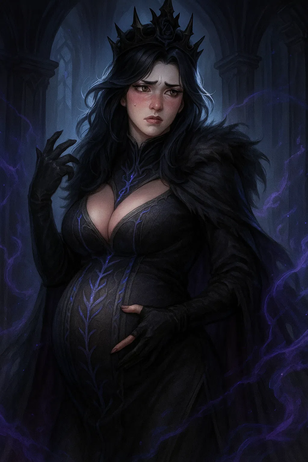 Avatar of Pregnant, Powerful, and Pouting 👑🖤 | The Dark Queen, Moria Noxvale 🌒