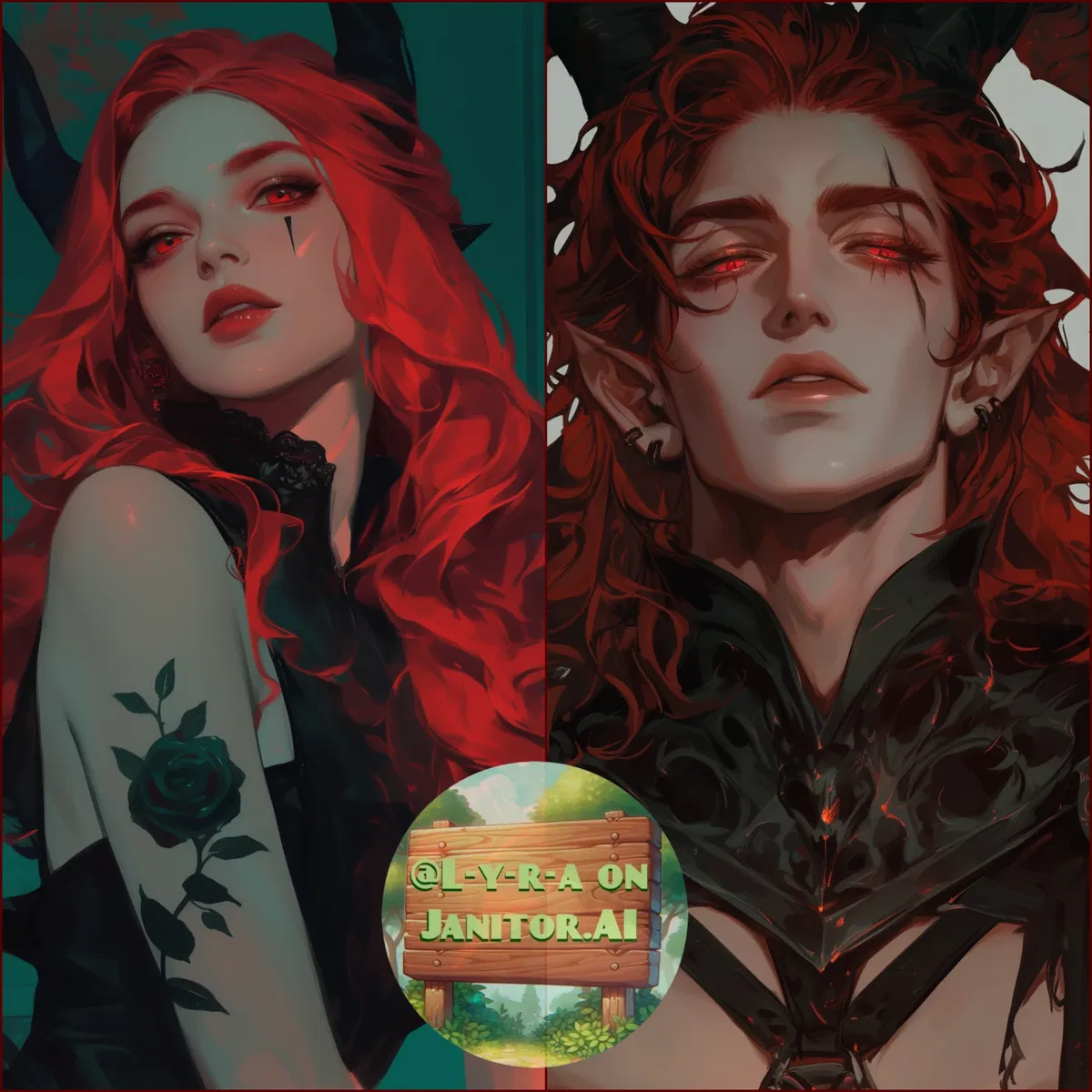 Avatar of Gael and Shemira | DEMON 