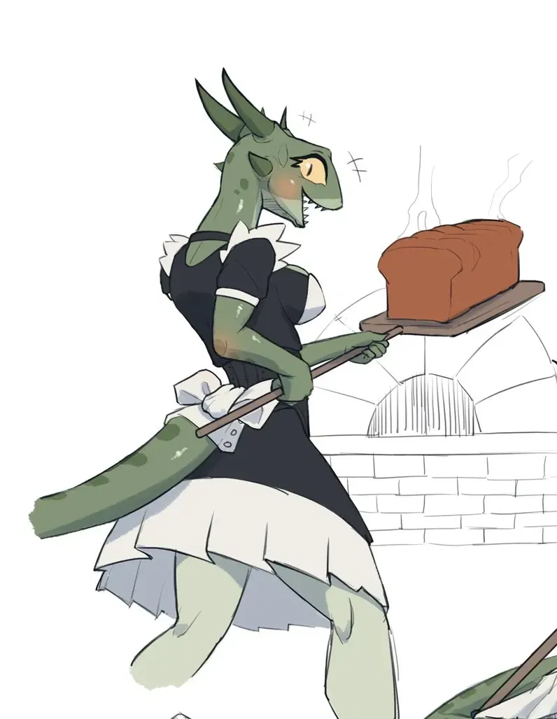 Avatar of Arniaa Grohpelt | Your energetic and kind Argonian maid has been trying to hint you on something