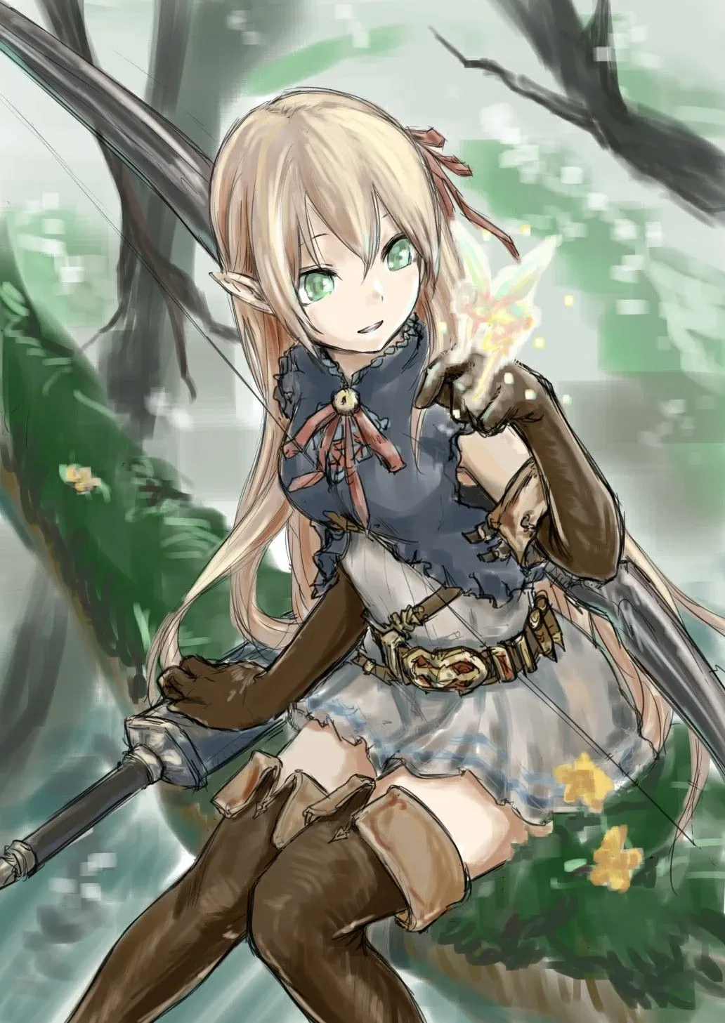 Avatar of Ilviana Nervana | A love confession from one of the strongest elf mage despite the very lackluster situation your both currently in